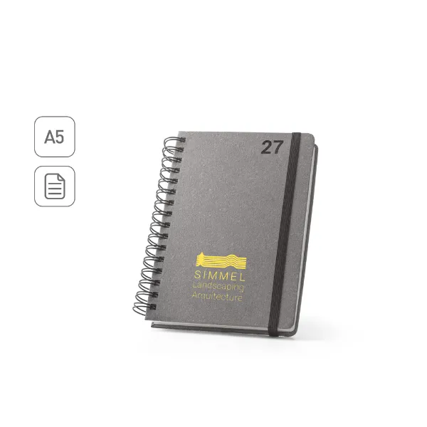 Agenda personalizada com com argolas em pele reciclada tamanho 21 x 15 cm Agenda personalizada com com argolas em pele reciclada tamanho 21 x 15 cm